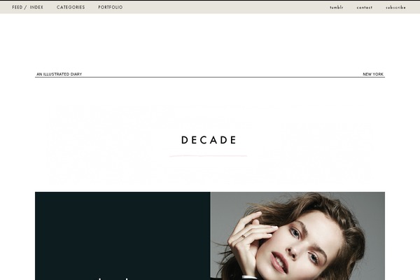 Decade theme websites examples