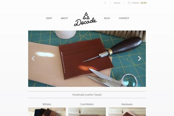 The Leader theme site design template sample
