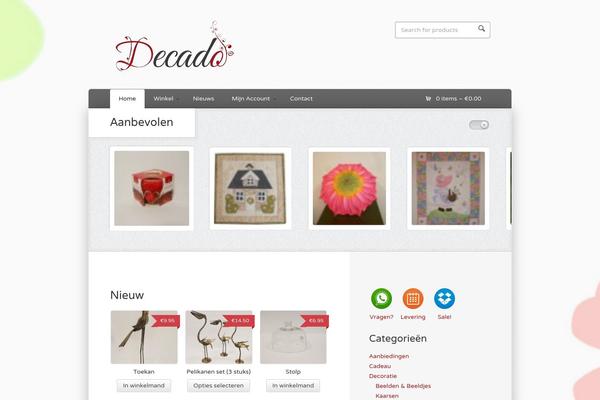 Wootique theme site design template sample