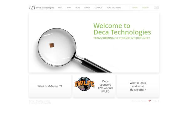 decatechnologies.com site used Deca