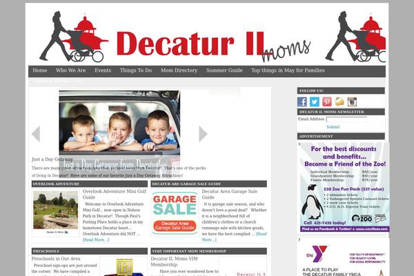 Lifestyle theme site design template sample