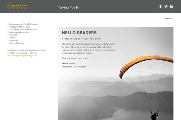 deccatalkingpoints.com site used Ddm