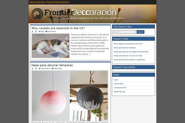 Plum theme site design template sample
