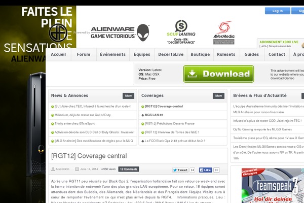 Decerto theme websites examples