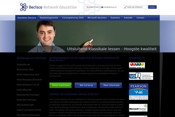 Standaard theme site design template sample