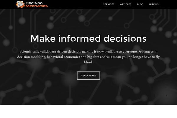 Parallax Pro theme site design template sample