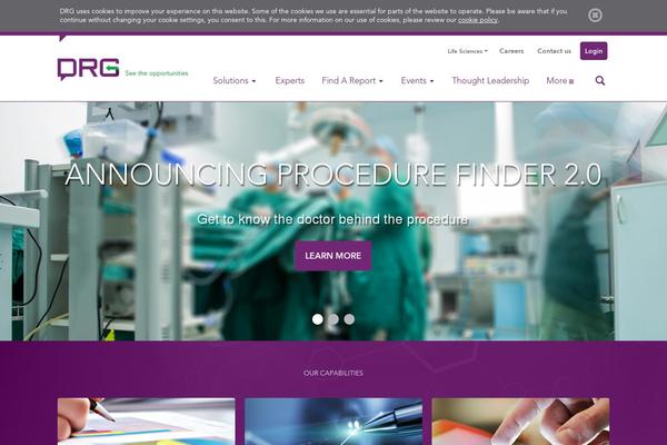 Clarivate theme site design template sample