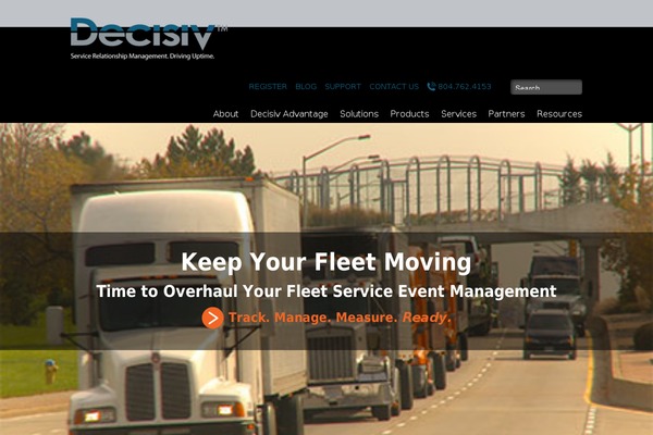 decisiv.com site used Decisiv-corporate