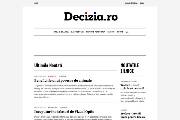 The-newspaper theme site design template sample