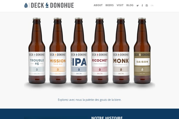 deck-donohue.com site used Salient4