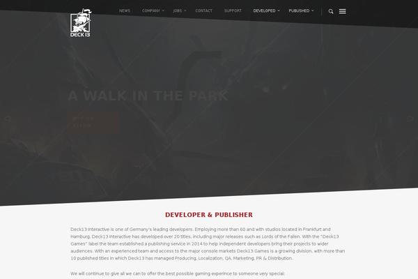 deck13.com site used Deck13