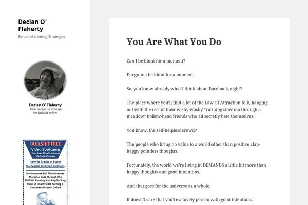 Twenty Fifteen theme site design template sample