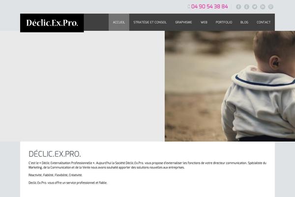 Tisson theme site design template sample