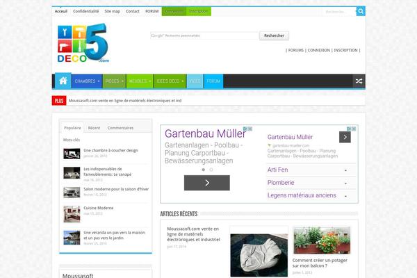 Sahifa theme site design template sample