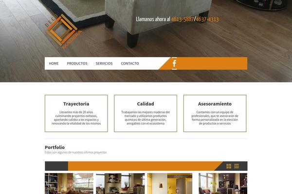 decomadera.com.ar site used Constructzine