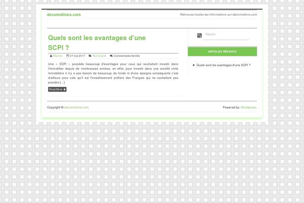 Twenty Sixteen theme site design template sample