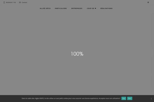 Ronneby_child theme site design template sample