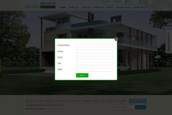 Site using Uji Popup plugin