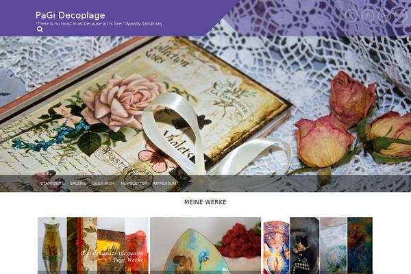 Plum theme site design template sample