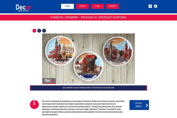 Decor theme site design template sample