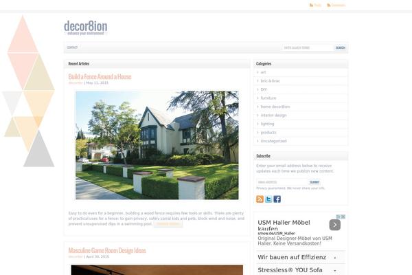 WP-Clear theme site design template sample