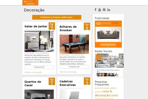Social Magazine theme site design template sample