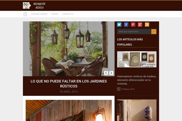 Ross theme site design template sample