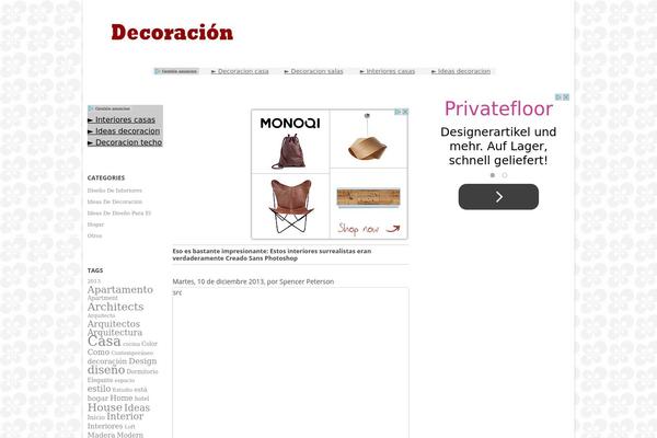 decoracion2014.com site used Decoradvisor