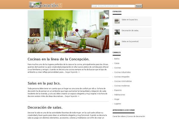 A theme site design template sample