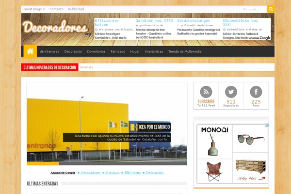 Site using Td-standard-pack plugin