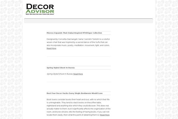 decoradvisor theme websites examples