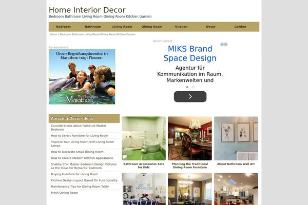 Accelerate theme site design template sample