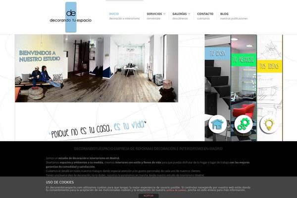 CoWorker theme site design template sample