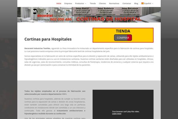 Divi Child theme site design template sample