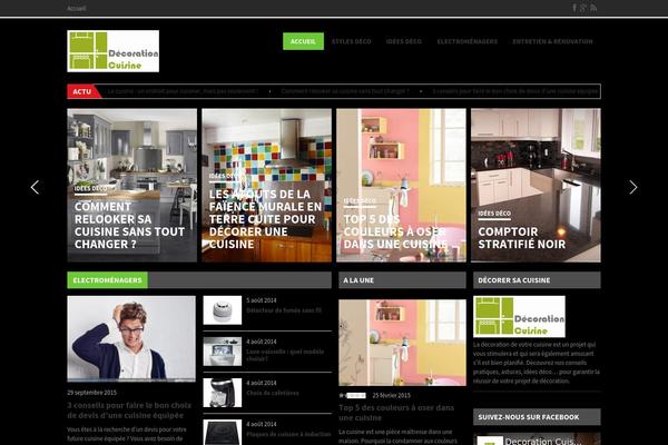Solaris theme site design template sample