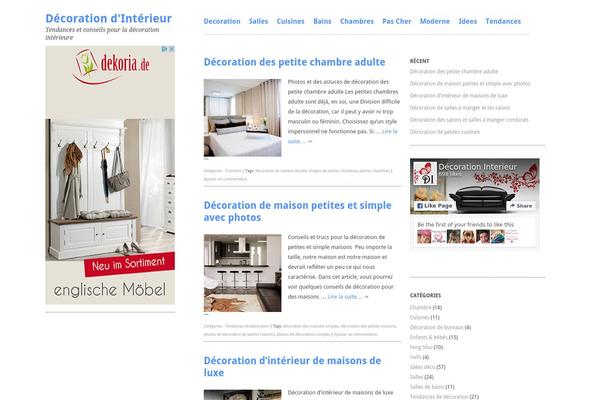Ari theme site design template sample