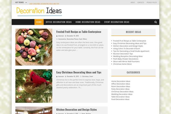 MH Cicero lite theme site design template sample