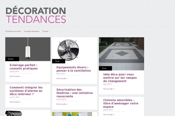decorationtendances.com site used Gridly