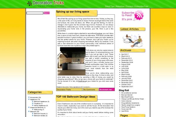 WordPress website example screenshot