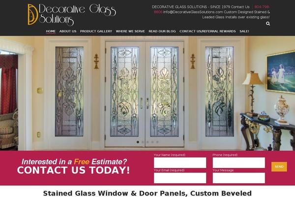 Trendy theme site design template sample