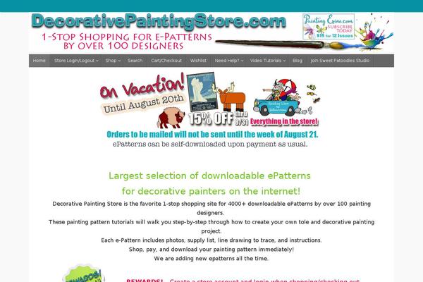 Tempera theme site design template sample