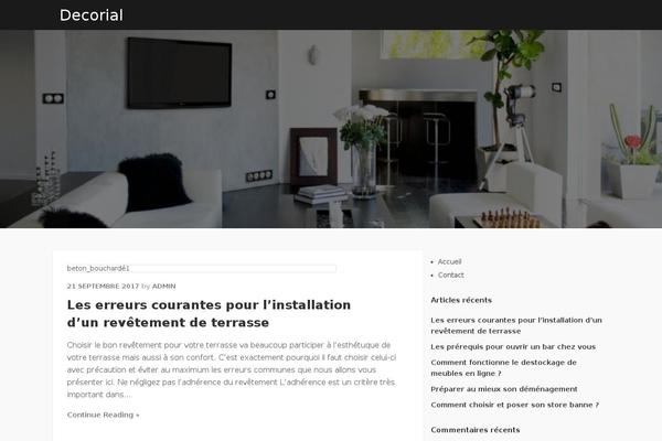 decorial.fr site used Newsted