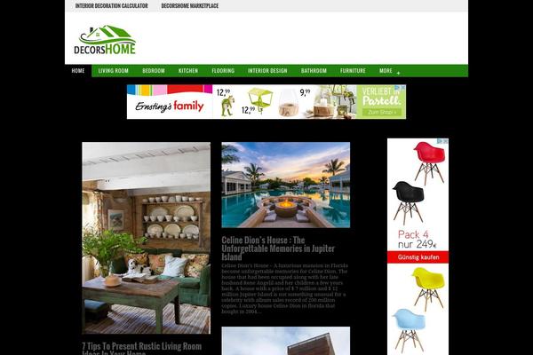 Ultimage theme site design template sample