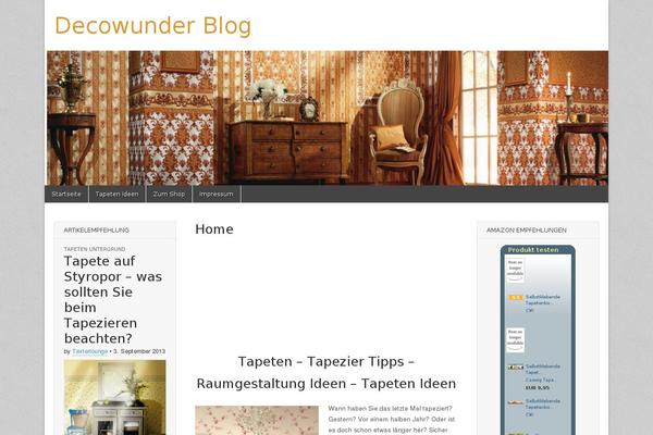 Magazine Basic theme site design template sample