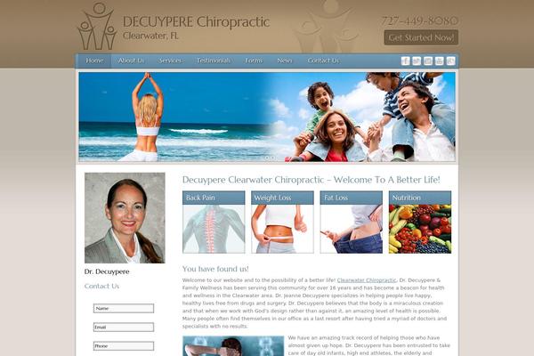 Dcc theme site design template sample