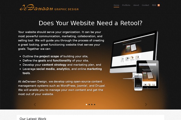 Olya theme site design template sample