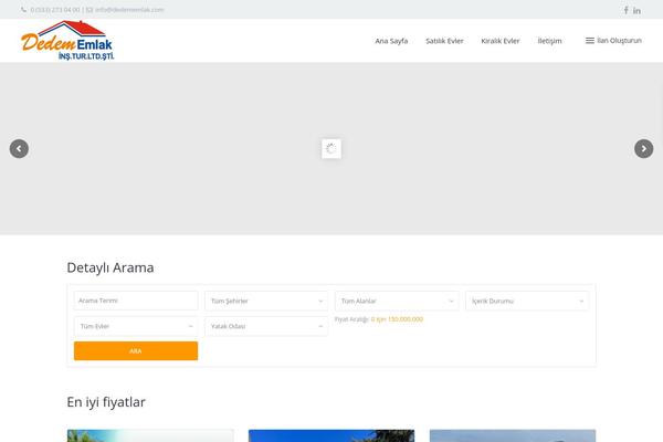 WP Residence theme site design template sample