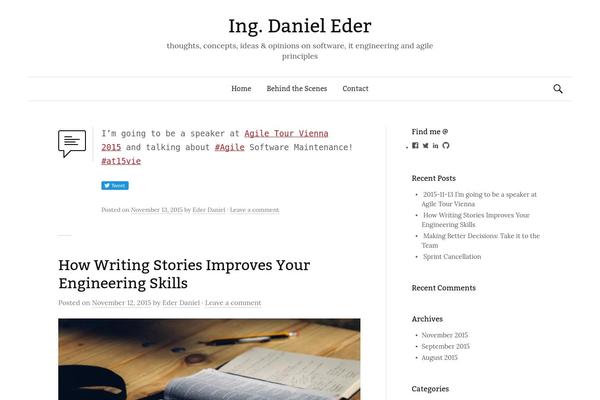 Graphy theme site design template sample