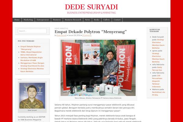 Magazine Basic theme site design template sample