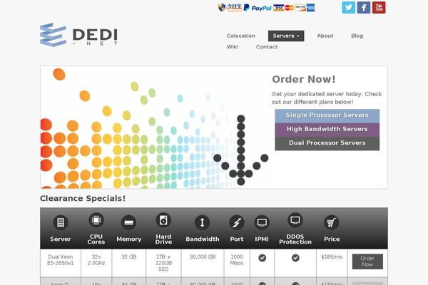 dedi.net site used Eclipse-child